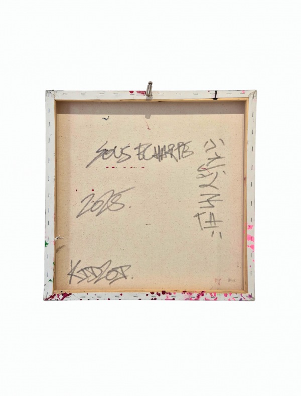 Tableau "Sous écharpe" (50x50) - K – Image 2